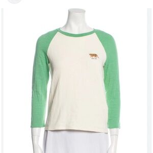 Celine Graphic Print Scoop Neck Sweatshirt embroidered